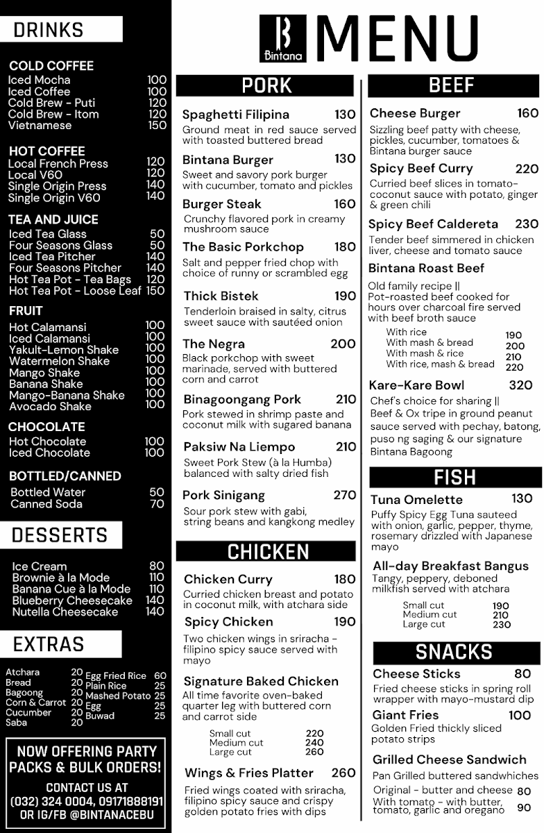 Menu Bintana Coffee House-2