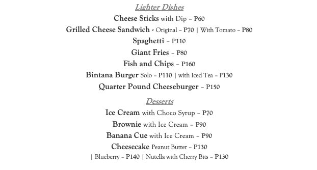 Menu Bintana Coffee House-8